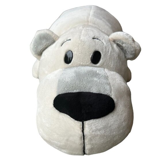 FlipaZoo Plush 2 in 1 Pet Polar Bear Poppi Husky Asher Stuffed Animal  20"  Long - Picture 4 of 12